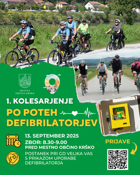 Vabilo - kolesarjenje po poteh defibrilatorjev (1)